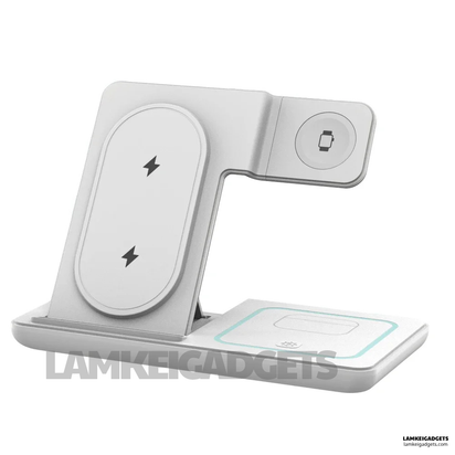 3-in-1 Wireless Charging Dock™ - Fast Charge, Clean Desk, Smart LED
