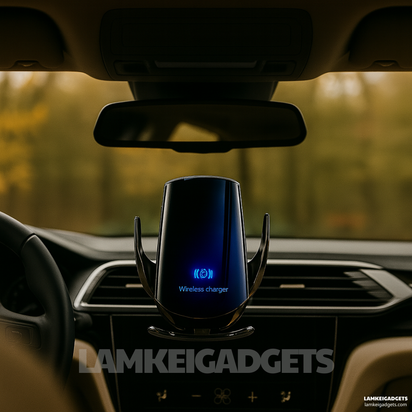 Smart Magnetic Wireless Car Charger™ – Auto Lock, Fast 15W Charging