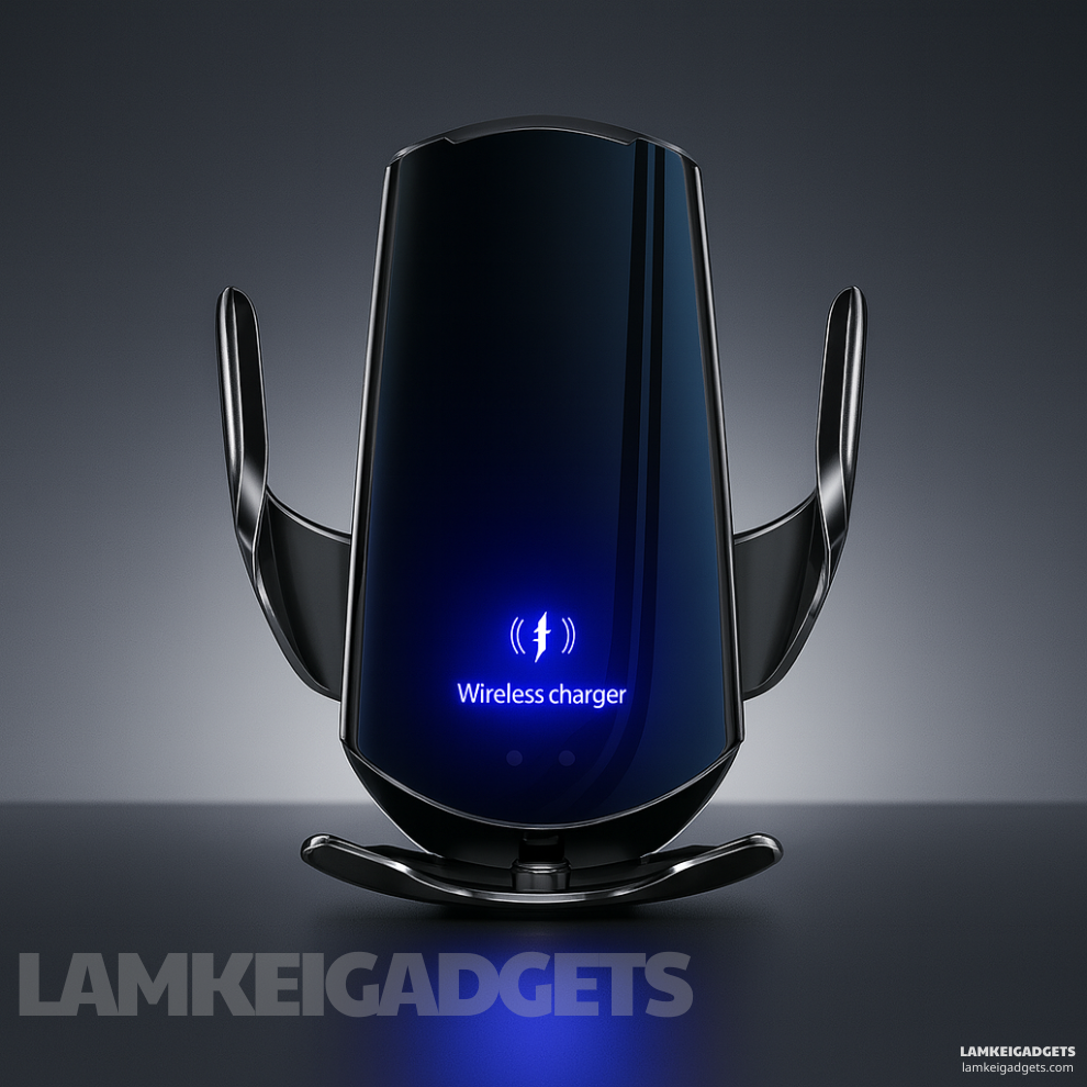 Smart Magnetic Wireless Car Charger™ – Auto Lock, Fast 15W Charging