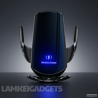 Smart Magnetic Wireless Car Charger™ – Auto Lock, Fast 15W Charging